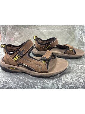 Teva 6801 Brown Adjustable Sandals Hiking Walking H2O Friendly Men Sz 9 # i